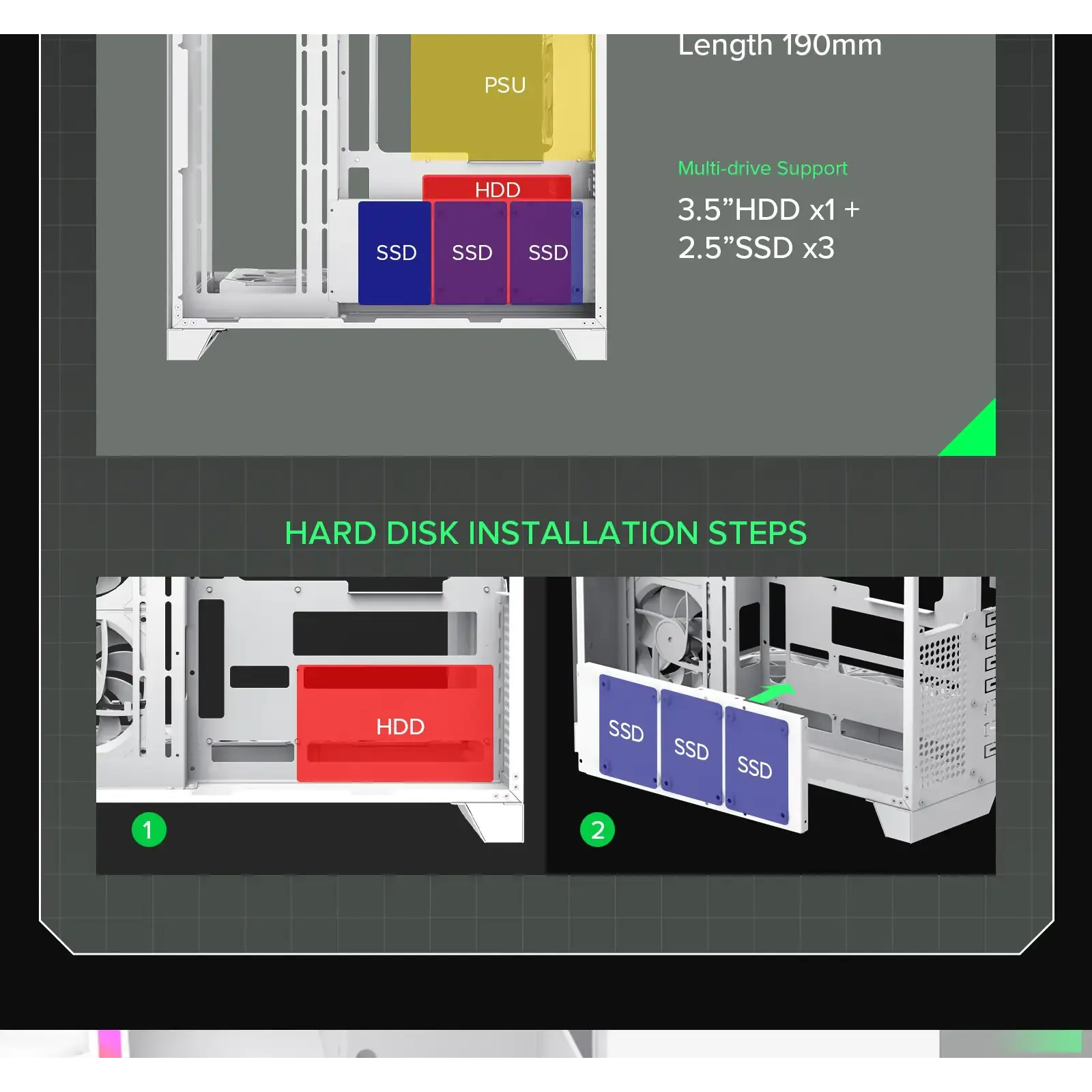 Корпус Gamemax Infinity Pro WH б/БП UA
