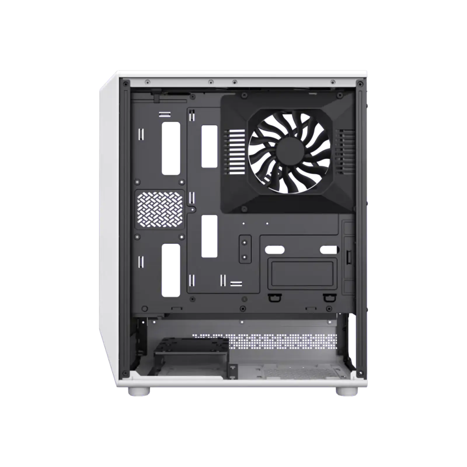 Корпус GAMEMAX комп'ютерний Midi ATX без блока живлення ATX, M-ATX, ITX, Tempered Glass, COC Turbo Fan VISTA COC AW UA