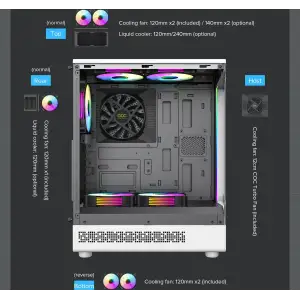 Корпус GameMax VISTA COC AW Без БЖ UA