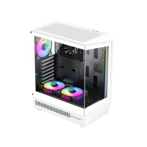Корпус GAMEMAX комп'ютерний Midi ATX без блока живлення ATX, M-ATX, ITX, Tempered Glass, COC Turbo Fan VISTA COC AW UA