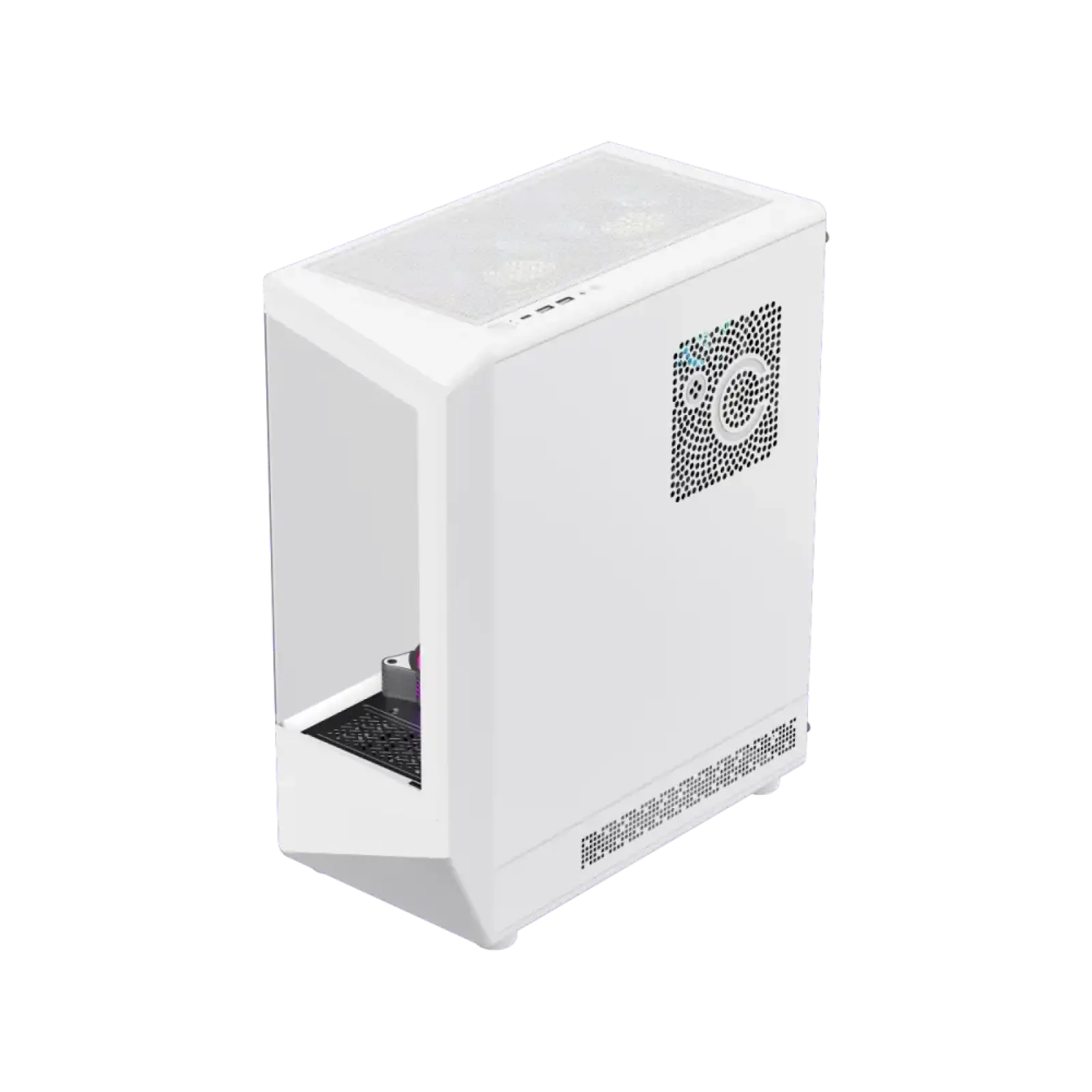 Корпус GAMEMAX комп'ютерний Midi ATX без блока живлення ATX, M-ATX, ITX, Tempered Glass, COC Turbo Fan VISTA COC AW UA