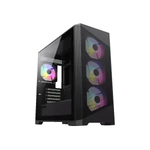 Корпус GAMEMAX Micro ATX без блока живлення , закалене скл о Destroyer MB UA