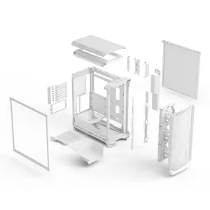 Корпус Fractal Design Meshify 3 TG Clear Tint White Без БП (FD-C-MES3A-04) UA