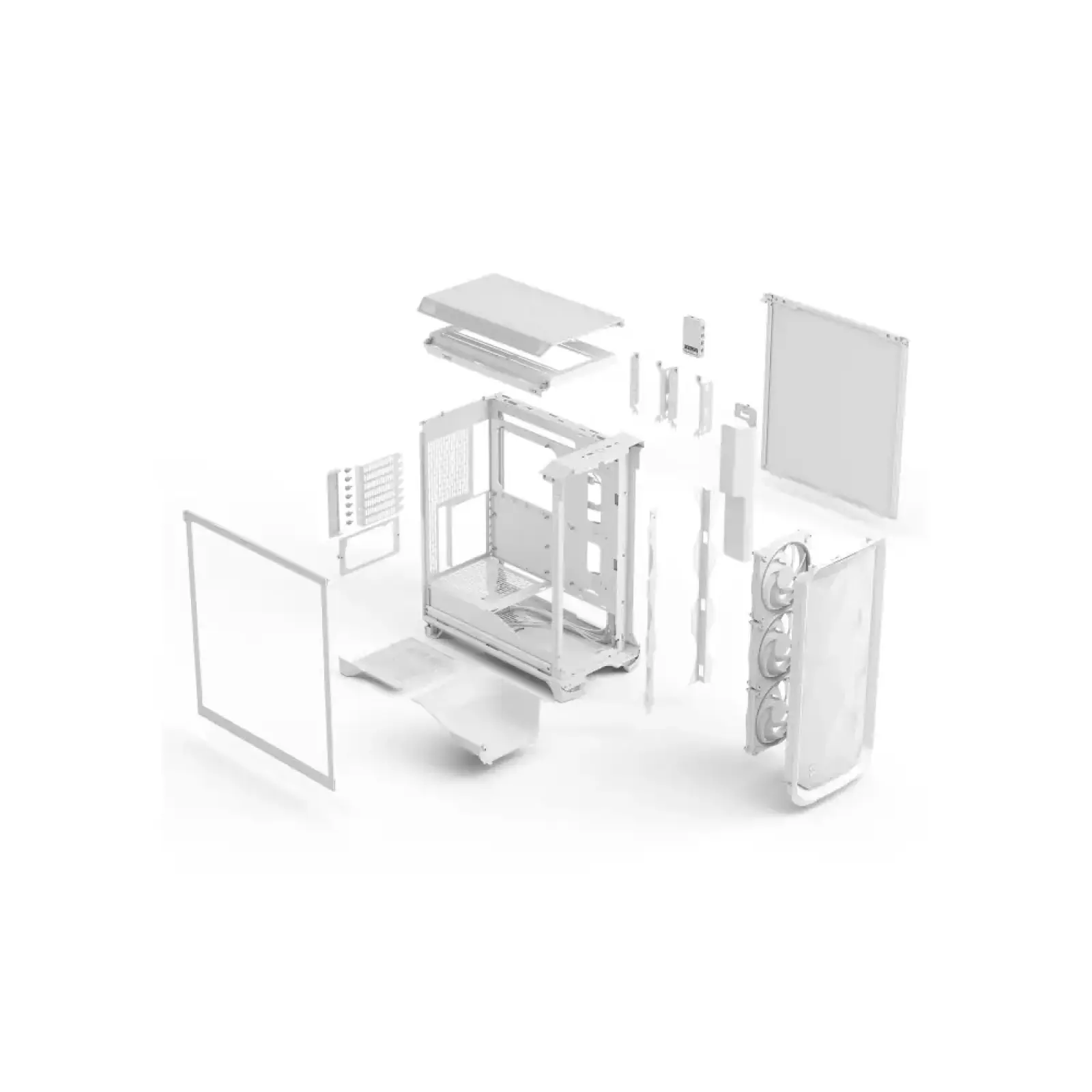 Корпус Fractal Design Meshify 3 Ambience Pro RGB TG Clear Tint Без БП (FD-C-MES3A-05) UA