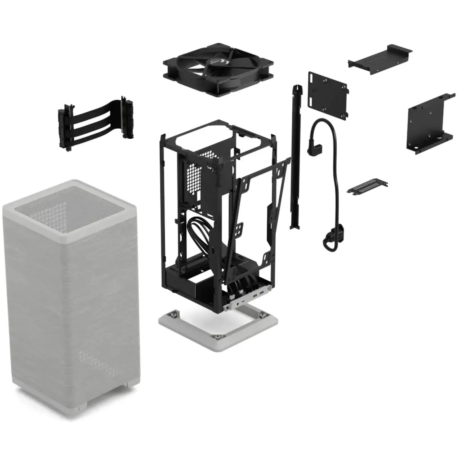 Корпус Fractal Design Mood Light Gray Без БП (FD-C-MOD1N-01) UA