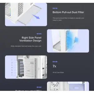 Корпус GameMax HYPE-A White Без БЖ UA