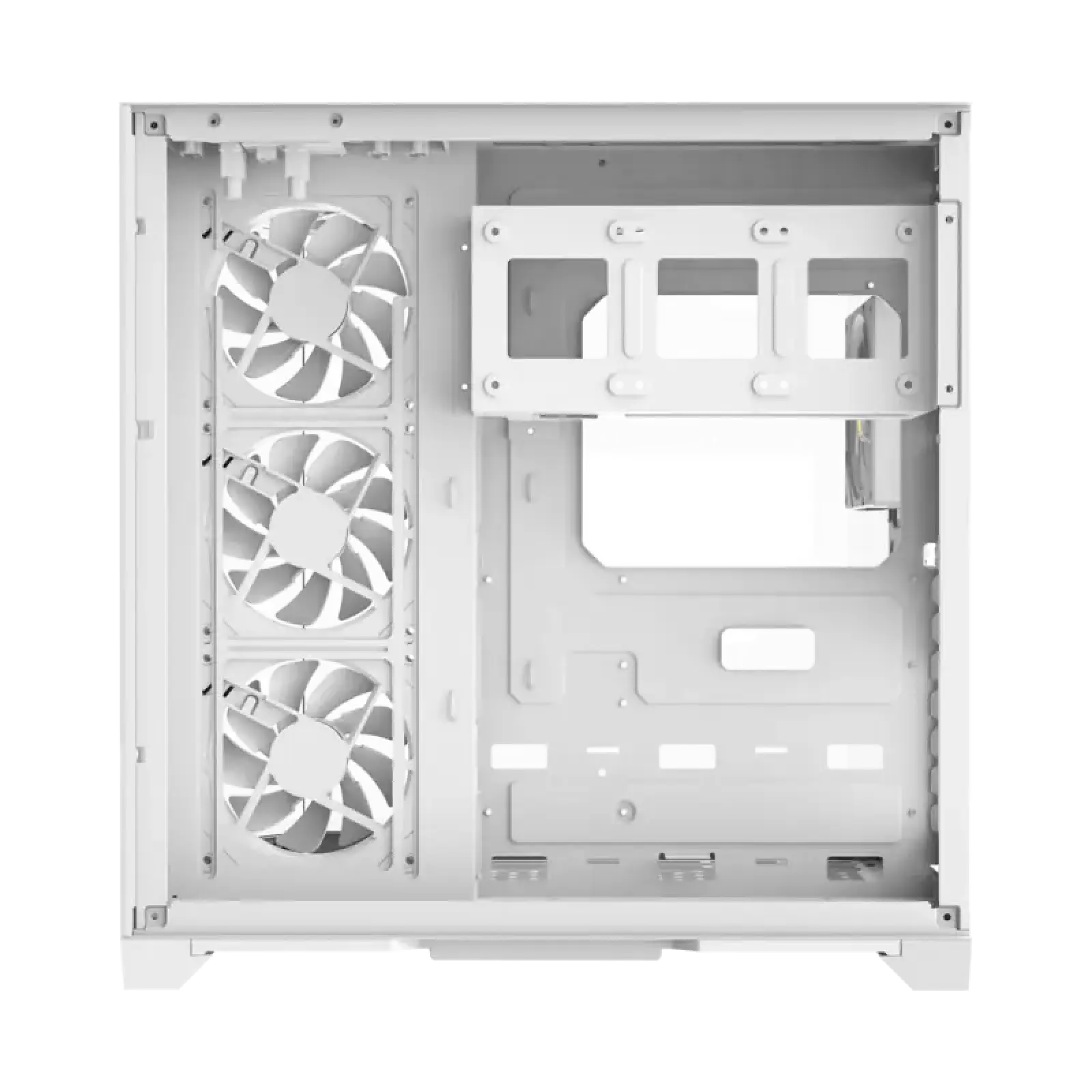Корпус GAMEMAX комп'ютерний Midi ATX без блока живлення X,M-ATX, ITX,Tempered Glass,Metal cover, USB2.0x1 HYPE-A White UA