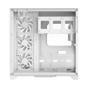 Корпус GAMEMAX комп'ютерний Midi ATX без блока живлення X,M-ATX, ITX,Tempered Glass,Metal cover, USB2.0x1 HYPE-A White UA