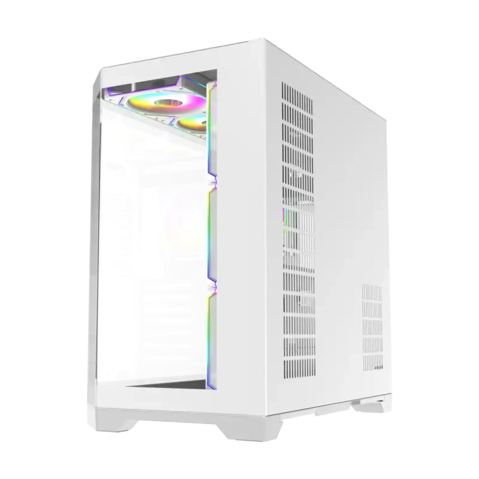 Корпус GAMEMAX комп'ютерний Midi ATX без блока живлення X,M-ATX, ITX,Tempered Glass,Metal cover, USB2.0x1 HYPE-A White UA