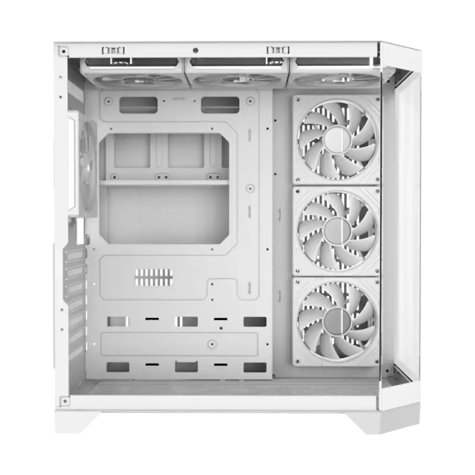Корпус GAMEMAX комп'ютерний Midi ATX без блока живлення X,M-ATX, ITX,Tempered Glass,Metal cover, USB2.0x1 HYPE-A White UA