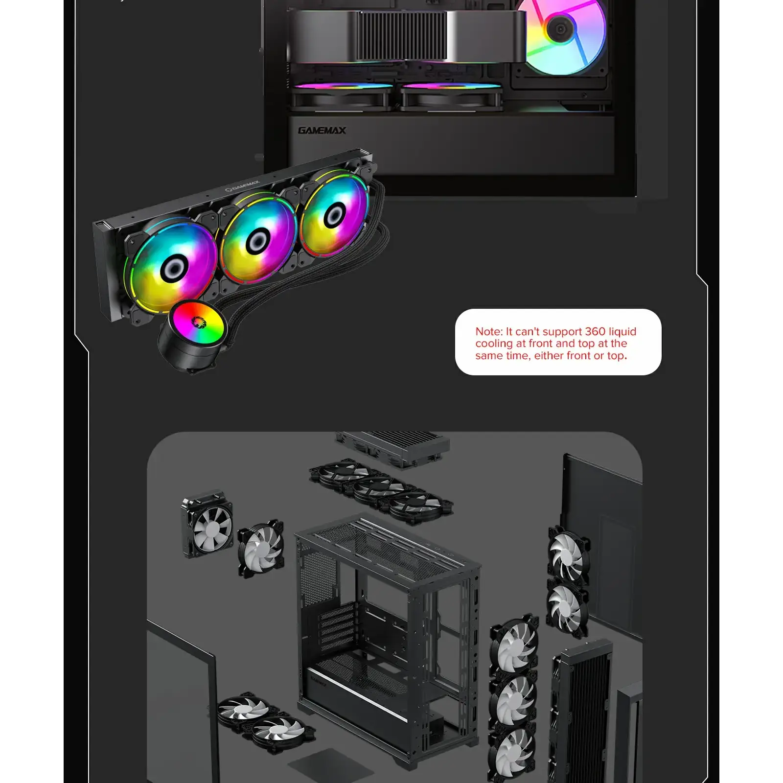 Корпус GAMEMAX Micro ATX без блока живлення , ABS пластик, сітка,закалене склоM-ATX, ITX, ABS, Mesh,Tempered Defender MB UA