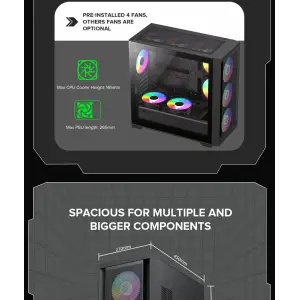 Корпус GameMax Defender MB Без БЖ UA