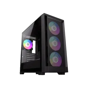 Корпус GAMEMAX Micro ATX без блока живлення , ABS пластик, сітка,закалене склоM-ATX, ITX, ABS, Mesh,Tempered Defender MB UA