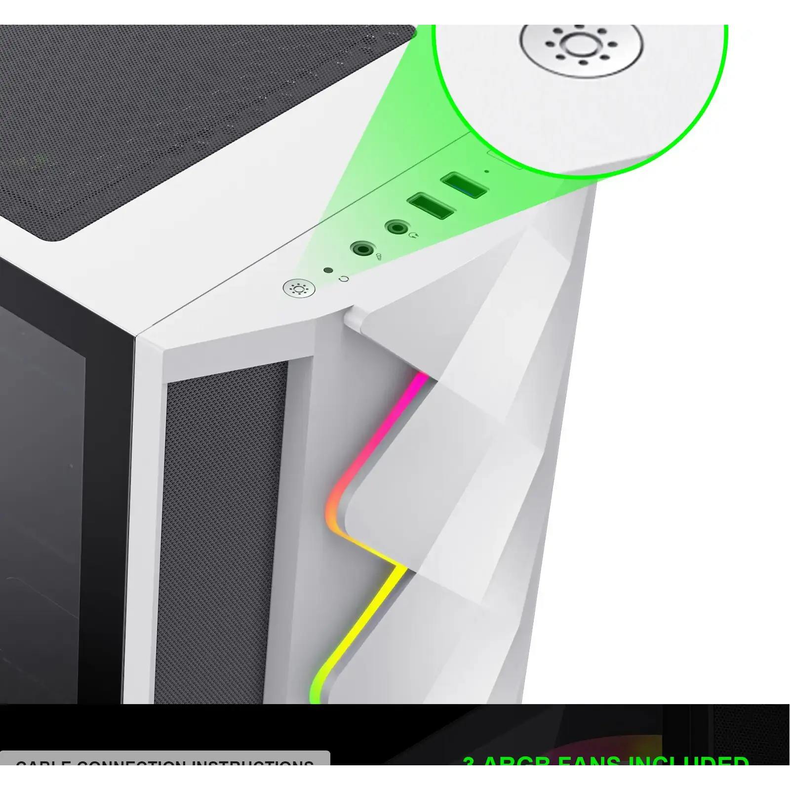 Корпус Gamemax White Diamond CP б/БЖ UA