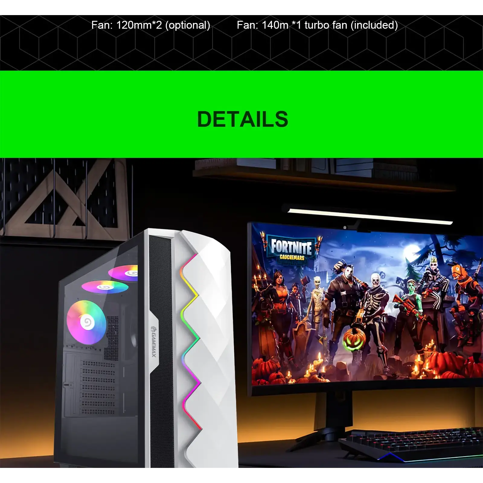 Корпус Gamemax White Diamond CP б/БЖ UA