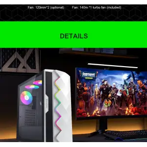 Корпус Gamemax White Diamond CP б/БЖ UA