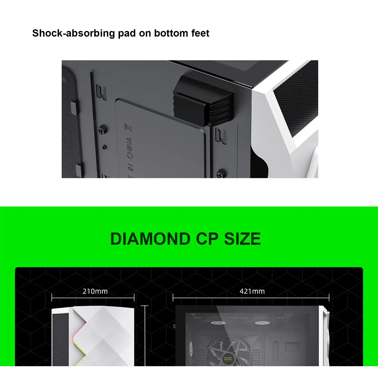 Корпус Gamemax White Diamond CP б/БЖ UA