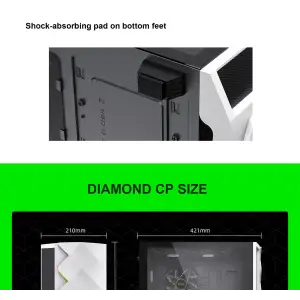 Корпус Gamemax White Diamond CP б/БЖ UA
