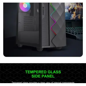 Корпус Gamemax Black Diamond CP б/БП UA