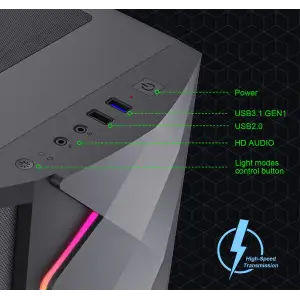 Корпус Gamemax Black Diamond CP б/БЖ UA