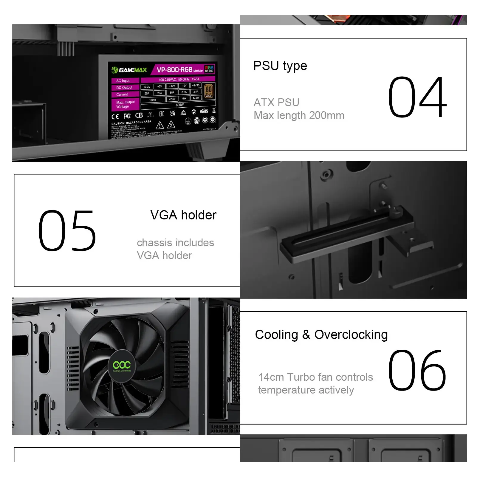 Корпус Gamemax Black Diamond CP б/БП UA