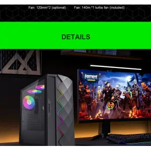Корпус Gamemax Black Diamond CP б/БЖ UA