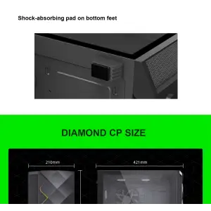 Корпус Gamemax Black Diamond CP б/БЖ UA