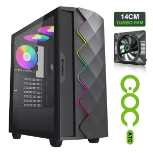 Корпус Gamemax Black Diamond CP б/БЖ UA