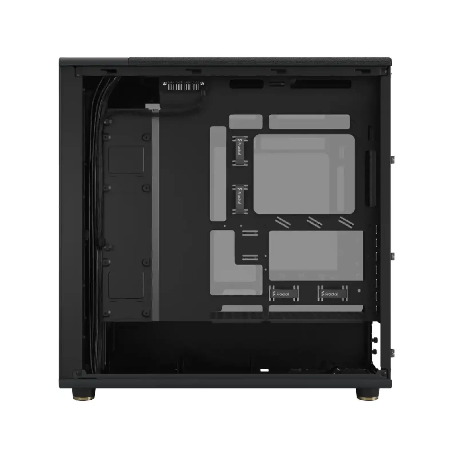 Корпус FRACTAL DESIGN E-ATX без БЖ, чорний, скло, підтримка BTF North XL RC Charcoal Black TG Dark FD-C-NOR1X-05 UA
