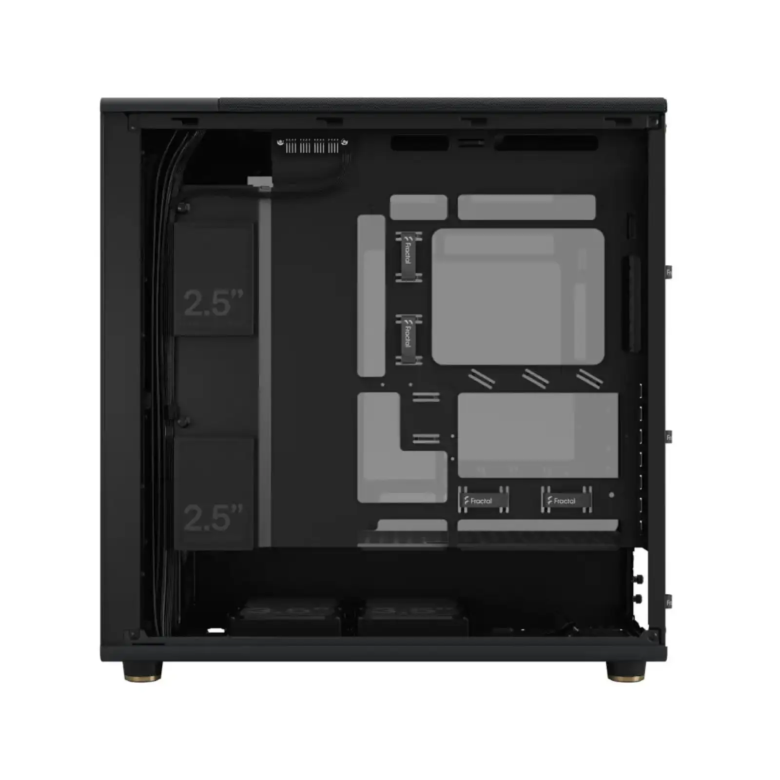Корпус FRACTAL DESIGN E-ATX без БЖ, чорний, скло, підтримка BTF North XL RC Charcoal Black TG Dark FD-C-NOR1X-05 UA