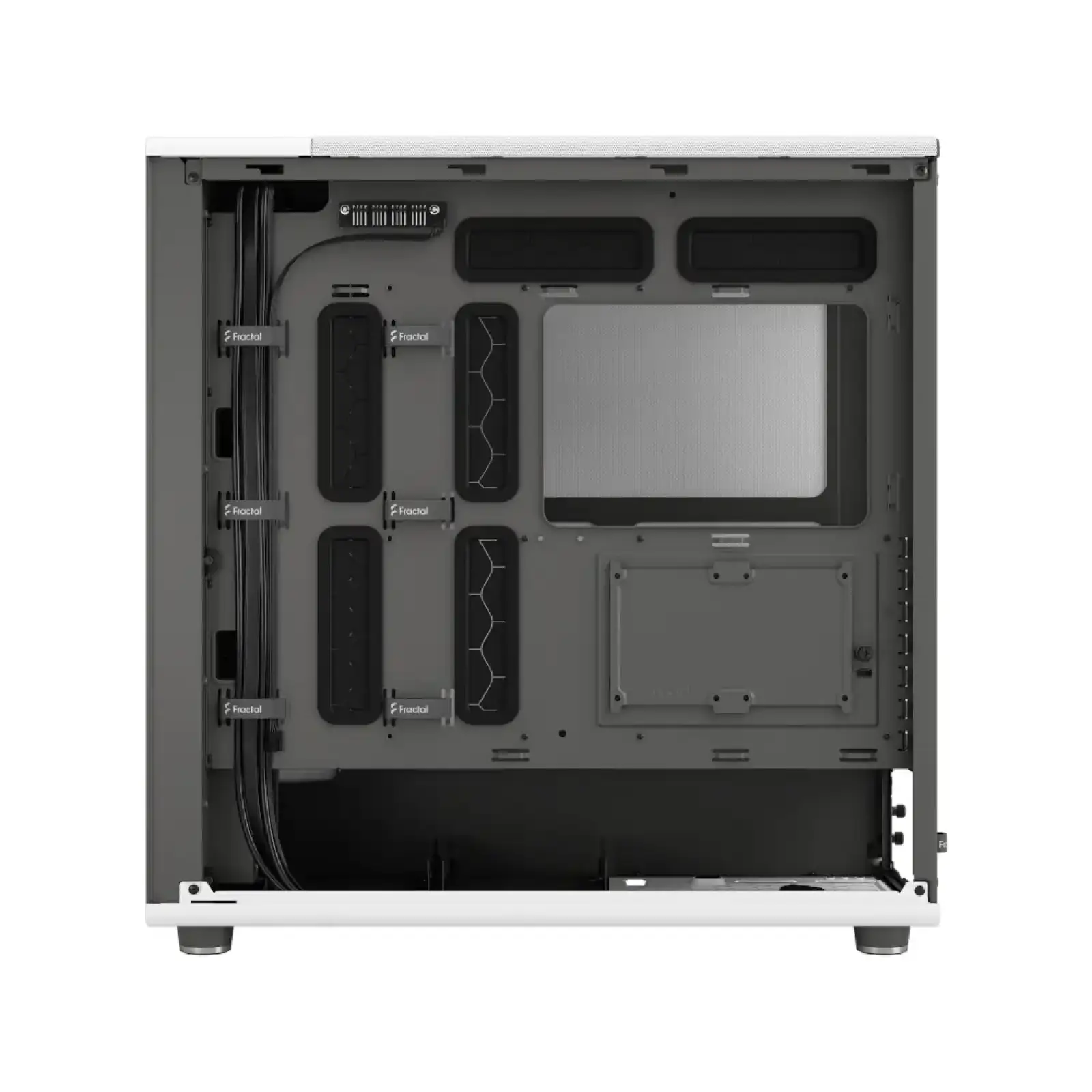 Корпус FRACTAL DESIGN E-ATX без БЖ, білий, скло, підтримка BTF North XL RC Chalk White TG Clear FD-C-NOR1X-06 UA
