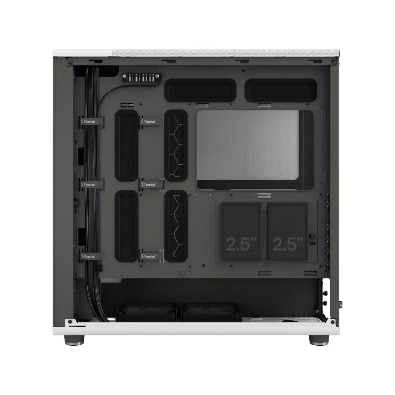 Корпус FRACTAL DESIGN E-ATX без БЖ, білий, скло, підтримка BTF North XL RC Chalk White TG Clear FD-C-NOR1X-06 UA