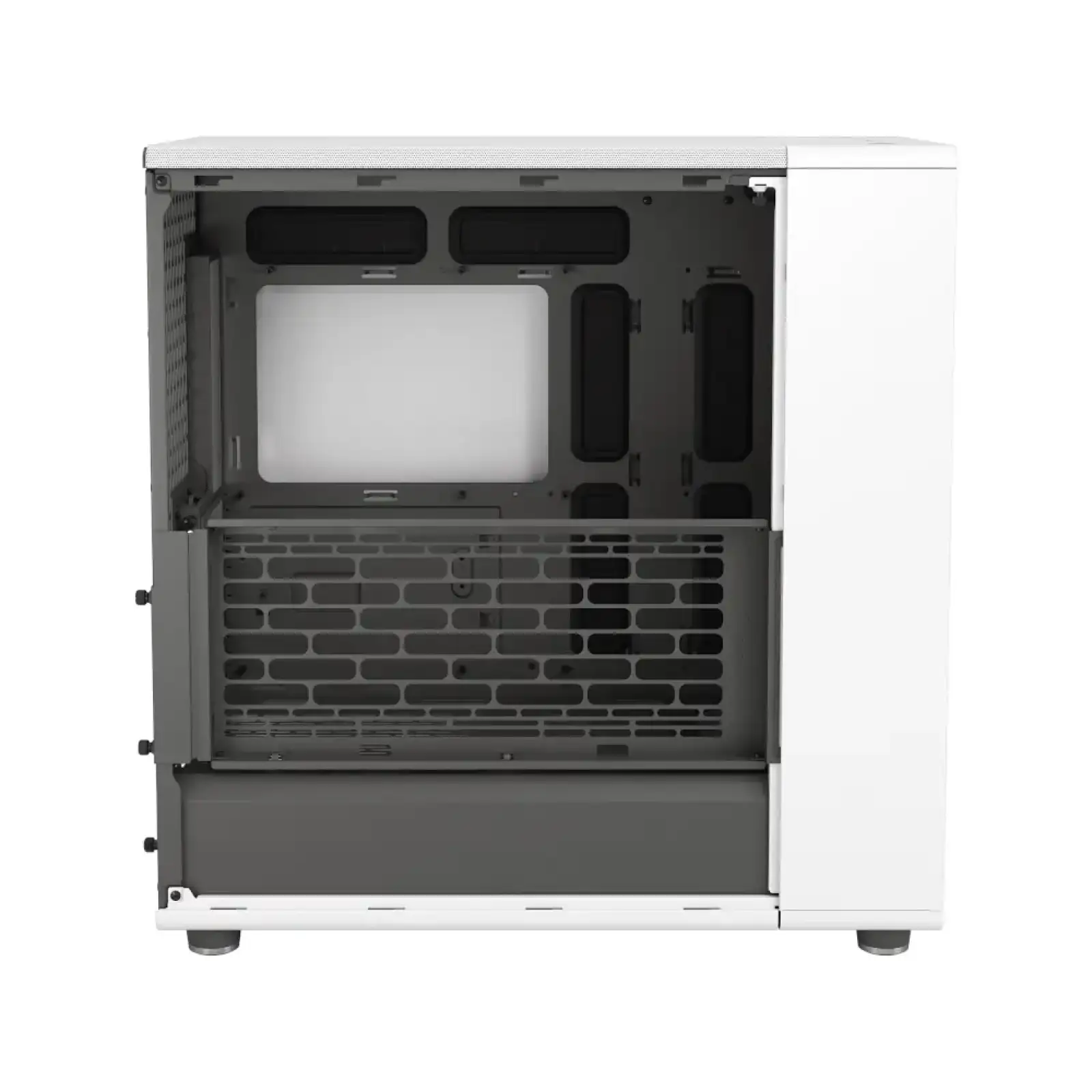 Корпус FRACTAL DESIGN E-ATX без БЖ, білий, скло, підтримка BTF North XL RC Chalk White TG Clear FD-C-NOR1X-06 UA