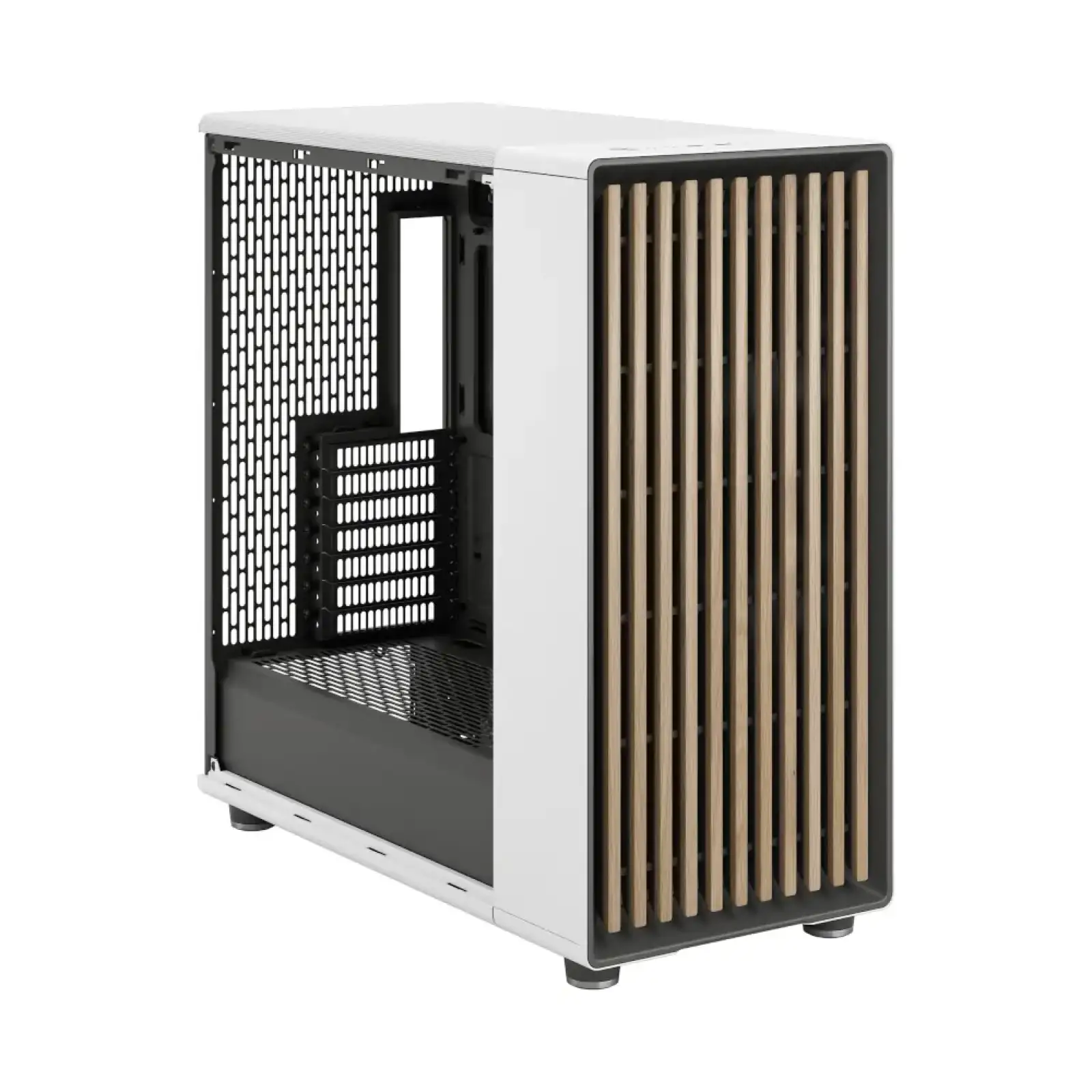 Корпус FRACTAL DESIGN E-ATX без БЖ, білий, скло, підтримка BTF North XL RC Chalk White TG Clear FD-C-NOR1X-06 UA