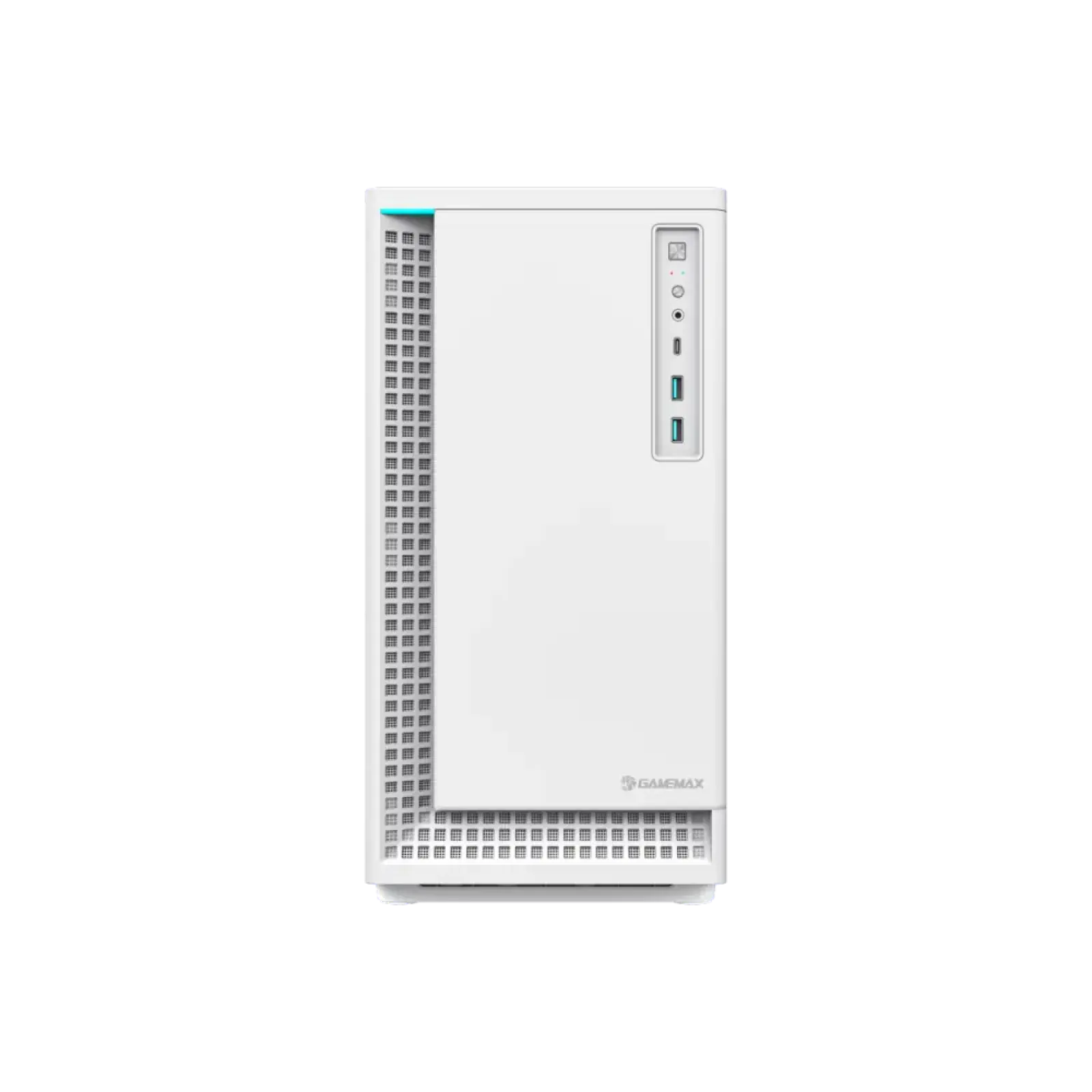 Корпус GAMEMAX комп'ютерний Midi ATX без блока живлення ATX,M-ATX,ITX,ABS ,Mesh,USB3.0x2,Type-C(Gen2) P30 WH UA