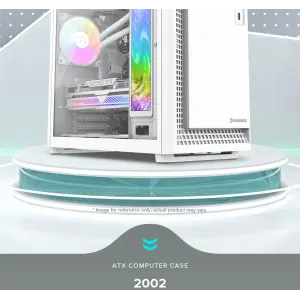 Корпус GAMEMAX комп'ютерний Midi ATX без блока живлення ATX,M-ATX,ITX,ABS ,Mesh,USB3.0x2,Type-C(Gen2) P30 WH UA