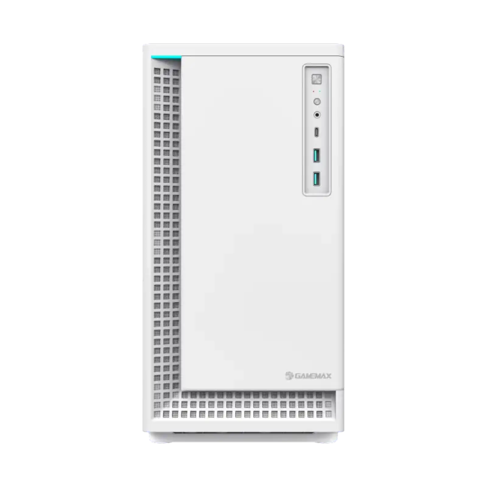 Корпус GAMEMAX комп'ютерний Midi ATX без блока живлення ATX,M-ATX,ITX,ABS ,Mesh,USB3.0x2,Type-C(Gen2) P30 WH UA