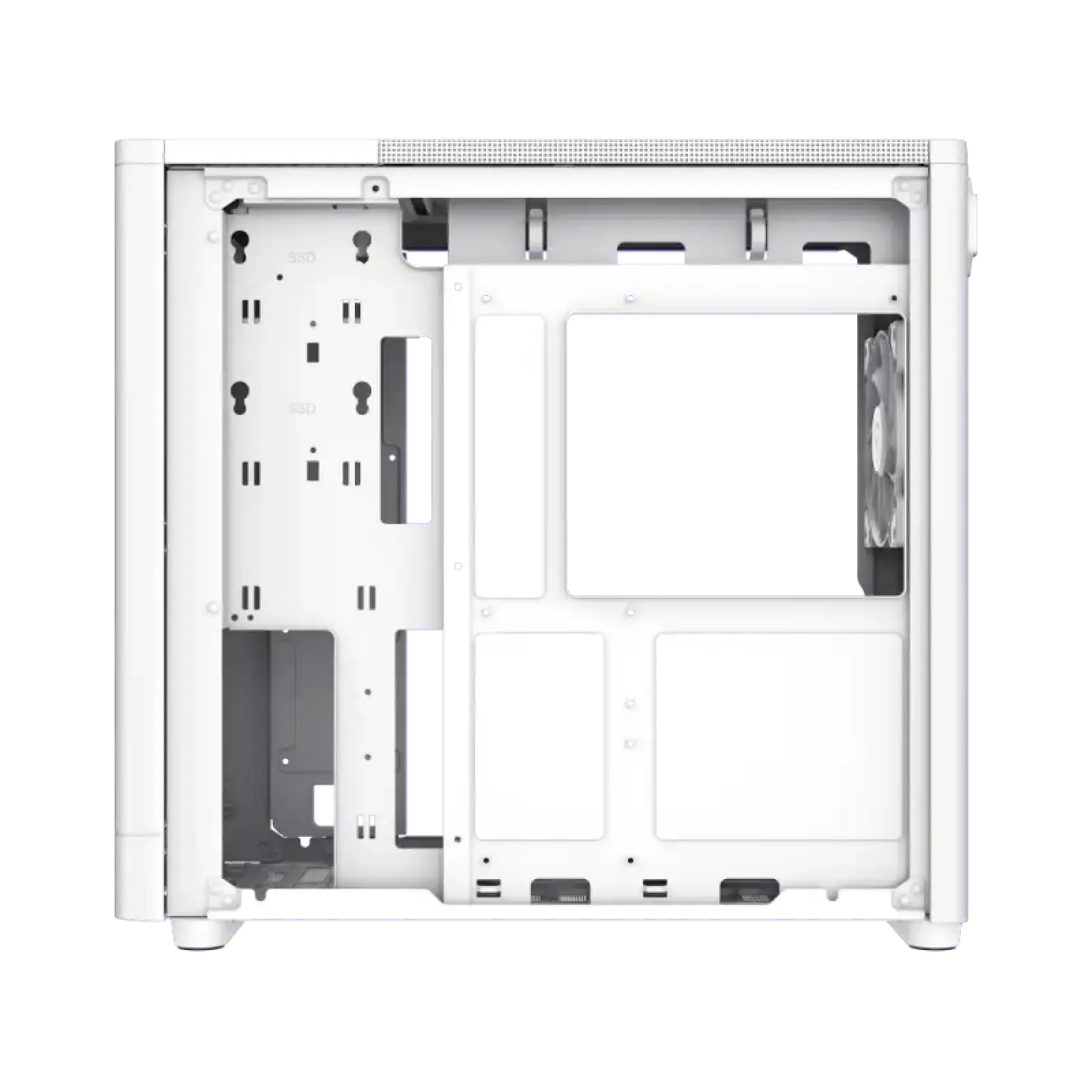 Корпус GAMEMAX комп'ютерний Midi ATX без блока живлення ATX,M-ATX,ITX,ABS ,Mesh,USB3.0x2,Type-C(Gen2) P30 WH UA