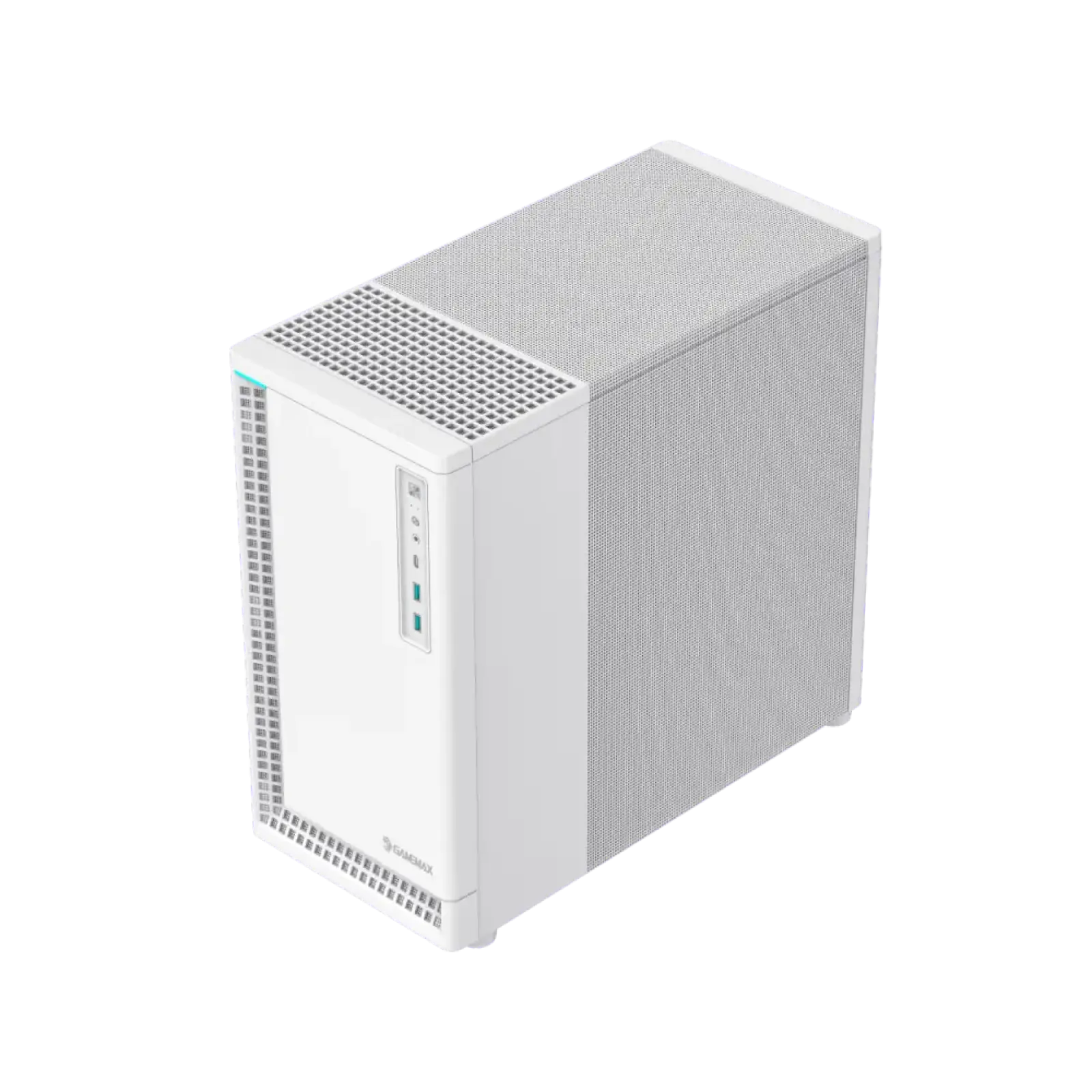 Корпус GAMEMAX комп'ютерний Midi ATX без блока живлення ATX,M-ATX,ITX,ABS ,Mesh,USB3.0x2,Type-C(Gen2) P30 WH UA
