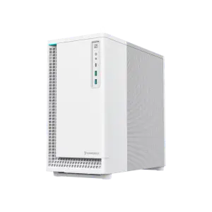 Корпус GAMEMAX комп'ютерний Midi ATX без блока живлення ATX,M-ATX,ITX,ABS ,Mesh,USB3.0x2,Type-C(Gen2) P30 WH UA