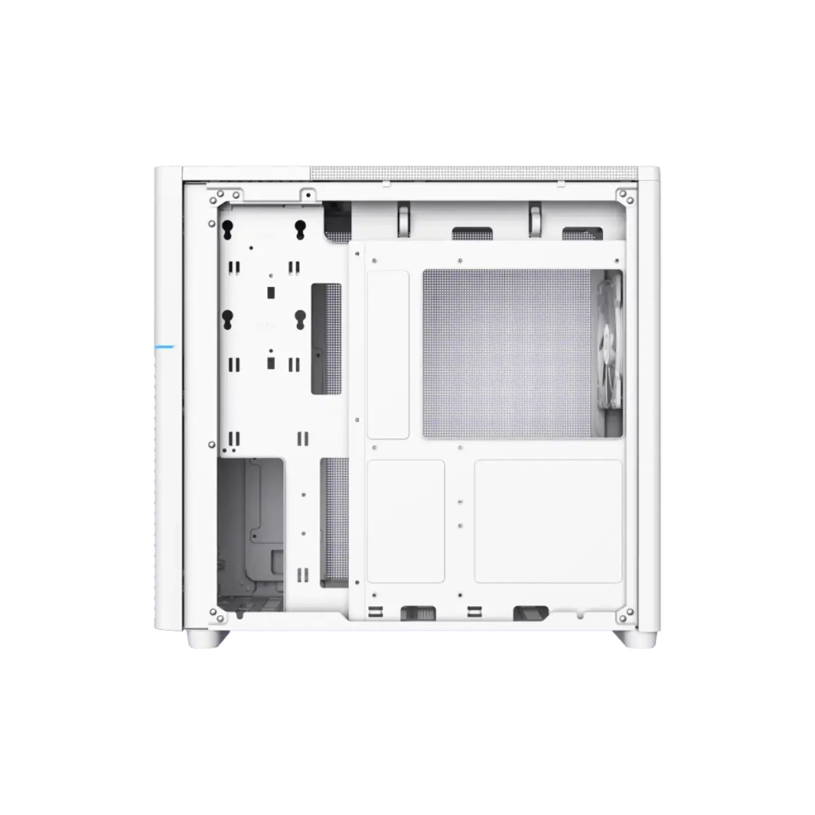 Корпус GAMEMAX комп'ютерний Midi ATX без блока живлення ATX,M-ATX,ITX,ABS ,Mesh,USB3.0x2,Type-C(Gen2) P31 WH UA