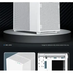 Корпус GAMEMAX комп'ютерний Midi ATX без блока живлення ATX,M-ATX,ITX,ABS ,Mesh,USB3.0x2,Type-C(Gen2) P31 WH UA