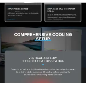 Корпус GAMEMAX комп'ютерний Midi ATX без блока живлення ATX,M-ATX,ITX,ABS ,Mesh,USB3.0x2,Type-C(Gen2) P31 WH UA