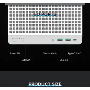 Корпус GameMax P31 WH Без БЖ UA