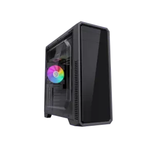 Корпус GAMEMAX Tower ATX без блока живлення, акрил, Micro-ATX, DTX,Mini-ITX, 1*usb 3.0 + 2* usb 2.0 G561E-BK UA