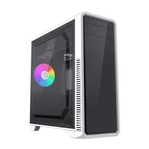 Корпус GAMEMAX Tower ATX без блока живлення, акрил, Micro-ATX, DTX,Mini-ITX, 1*usb 3.0 + 2* usb 2.0 G561E-WH UA