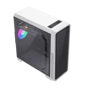 Корпус GAMEMAX Tower ATX без блока живлення, акрил, Micro-ATX, DTX,Mini-ITX, 1*usb 3.0 + 2* usb 2.0 G561E-WH UA