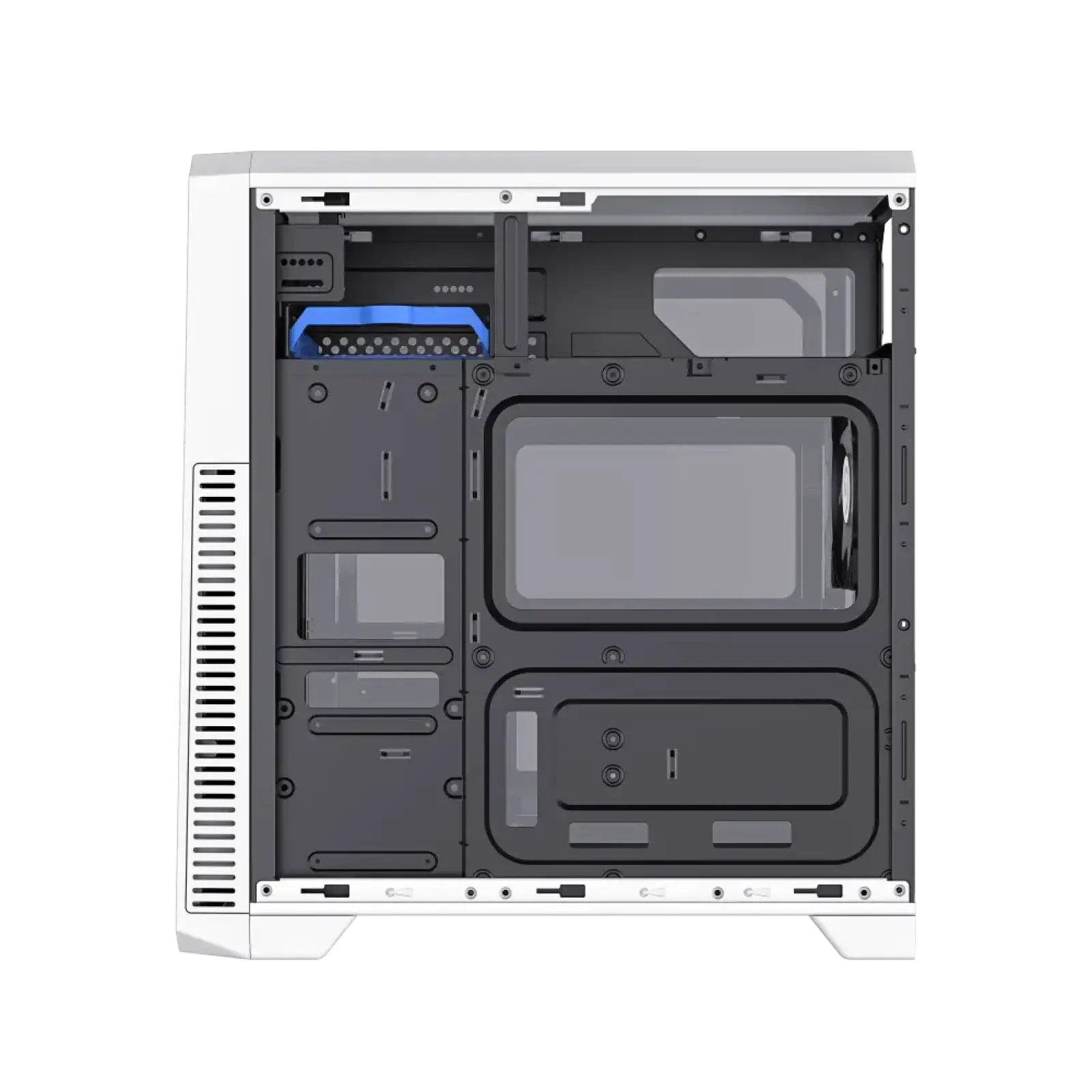 Корпус GAMEMAX Tower ATX без блока живлення, акрил, Micro-ATX, DTX,Mini-ITX, 1*usb 3.0 + 2* usb 2.0 G561E-WH UA