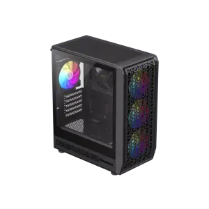 Корпус GAMEMAX Micro ATX без блока живлення , загартоване склоM-ATX、ITX 1*usb 3.0 + 1* usb 2.0+ Type C, Co Forge COC UA