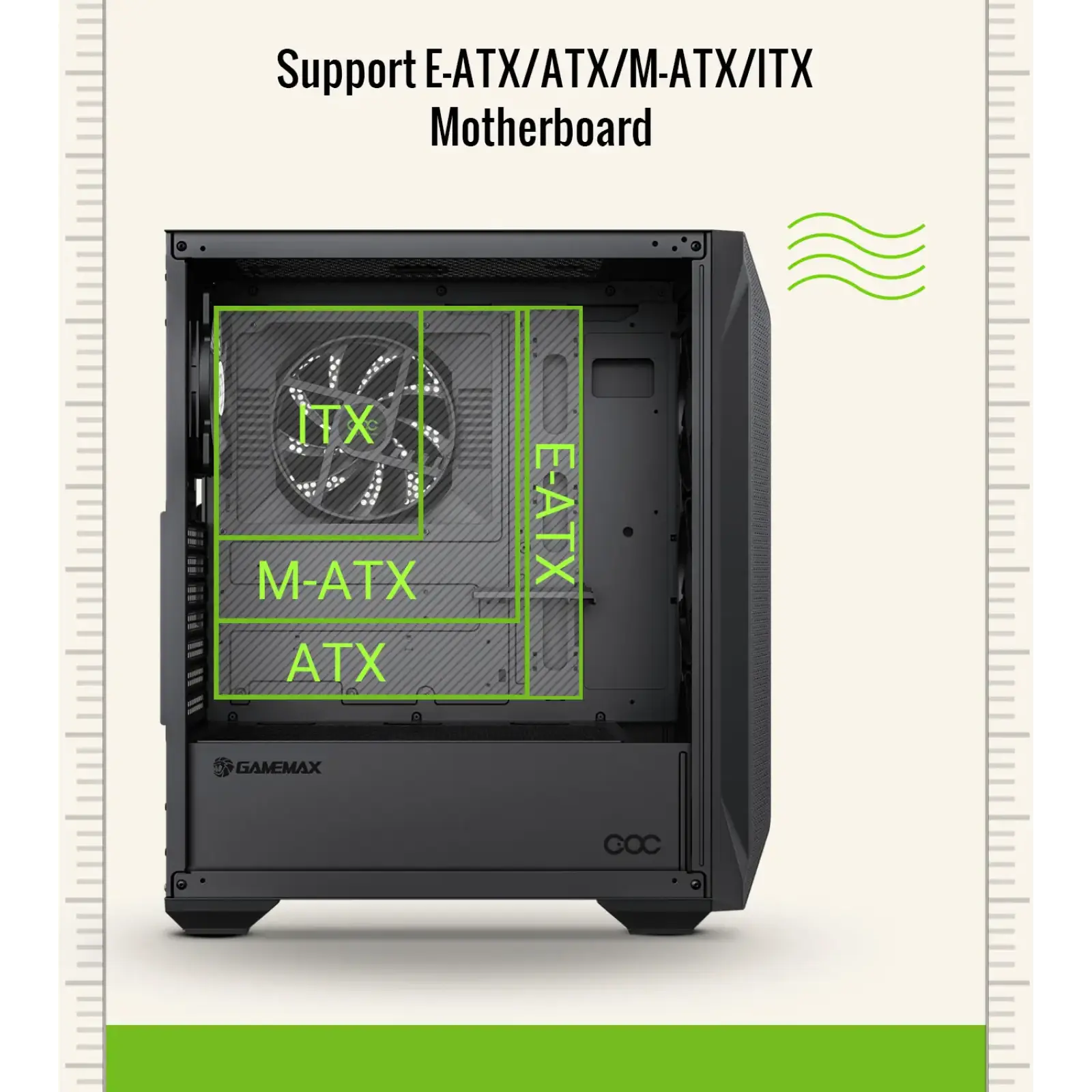 Корпус Gamemax Brufen COC б/БП UA